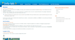 Desktop Screenshot of info-lab.fr